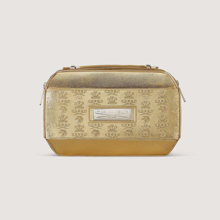 Accessoires CREED | Trousse De Toilette En Cuir - Or