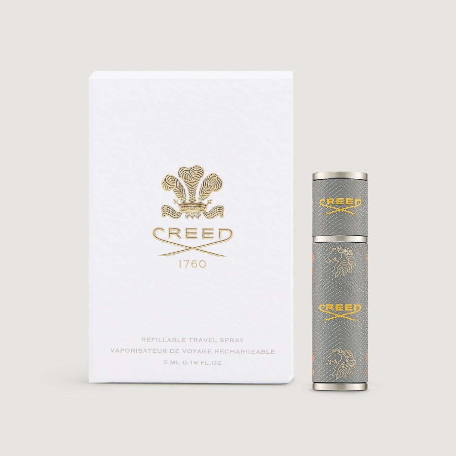 Accessoires CREED | Atomiseur De Parfum De Voyage Rechargeable 5Ml - Gris