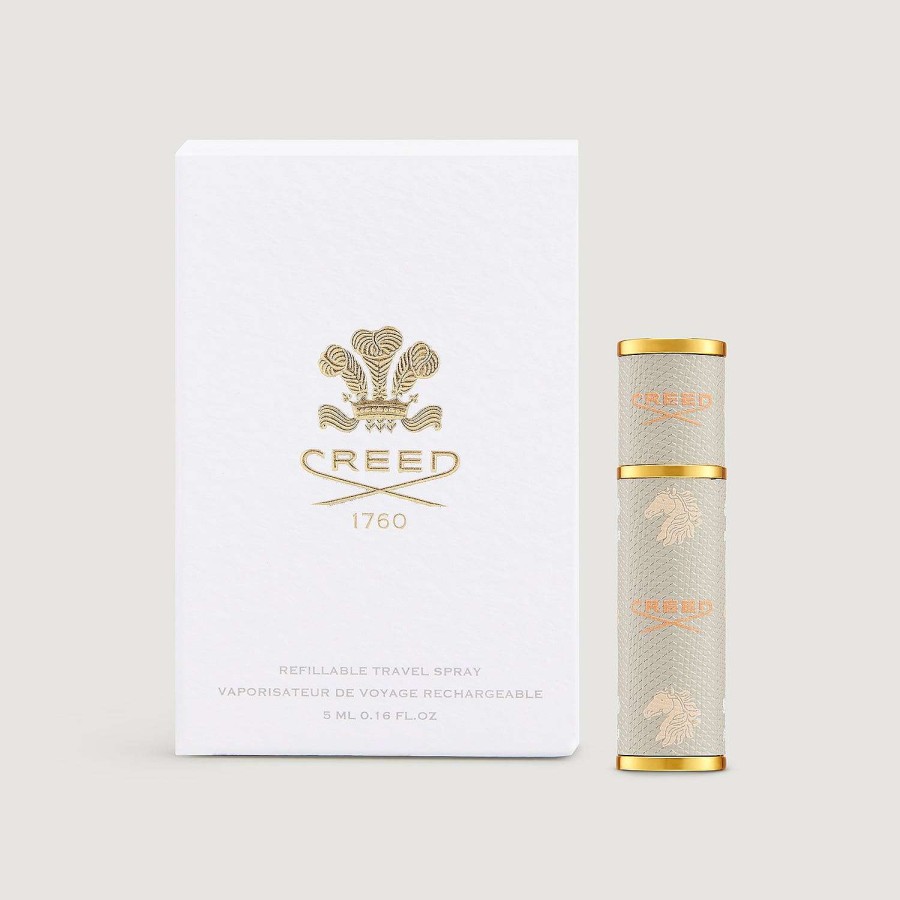 Accessoires CREED | Atomiseur De Parfum De Voyage Rechargeable 5Ml - Beige