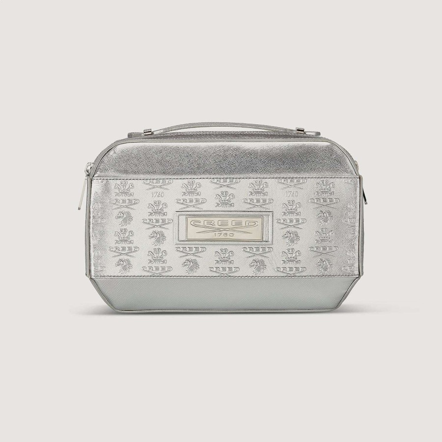 Accessoires CREED | Trousse De Toilette En Cuir - Argent